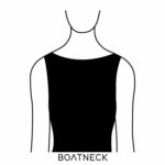 Pre Order: 2401-010 umbrella cut Maxi - BOATNECK