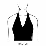 Pre Order: 2401-012 umbrella cut maxi - HALTER